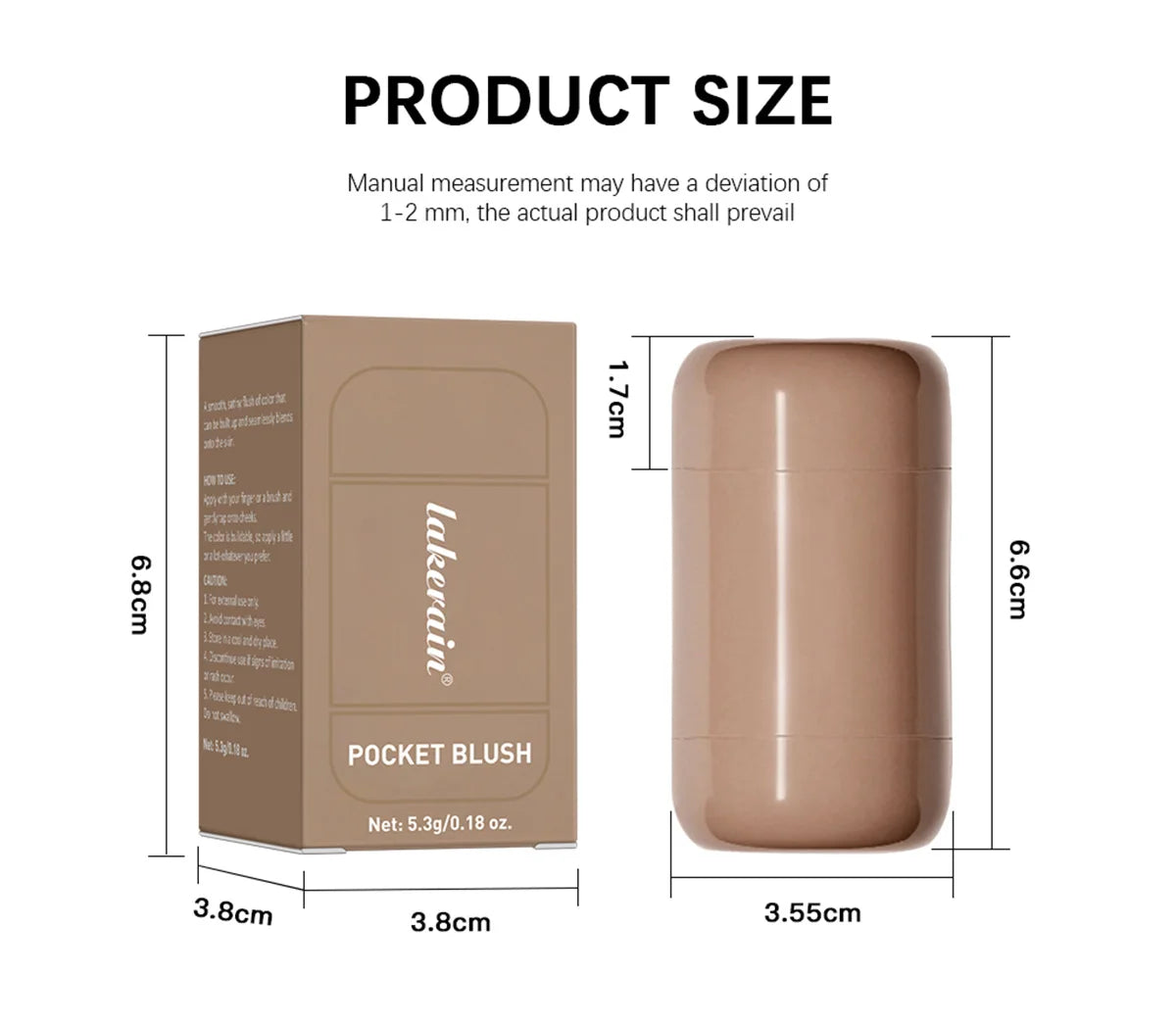 Blush & Lip Stick – Creamy, Hydrating, Blendable Rouge
