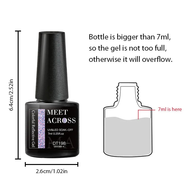 MEET ACROSS 12pcs Macaron Gel Nail Polish Set – UV Soak Off Manicure Kit