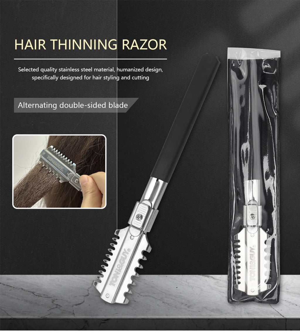 Professional Double-Edge Hair Razor Comb – Salon Cutting & Thinning Tool
