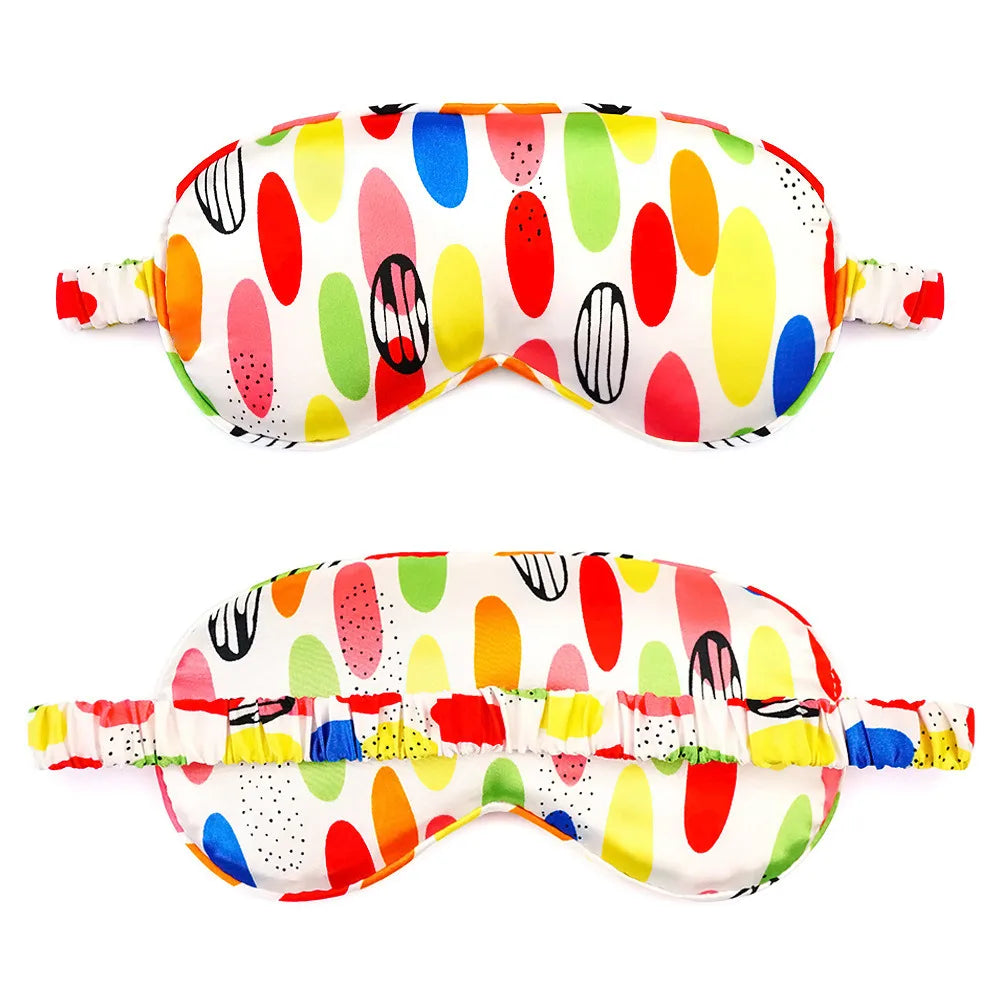 Imitated Silk Sleep Eye Mask – Shading Eyepatch for Travel, Relaxation & Eye Care