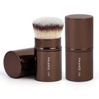 Double-Head Makeup Brush – Soft Fiber Brush for Foundation, Powder, Concealer, Blush & Bronzer Application