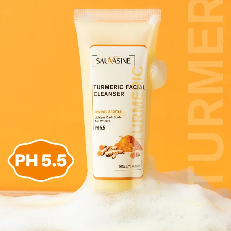Turmeric Brightening Cleanser – Deep Clean, Acne & Dark Spot Care