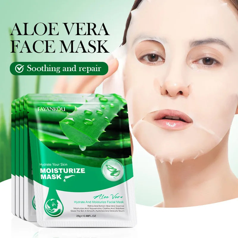 10pcs Fruit Facial Masks – Hydrating, Brightening & Firming Skincare