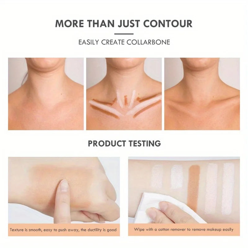 Double-Ended Foundation & Concealer Stick – High-Quality Cream for Contouring, Bronzer & Face Makeup
