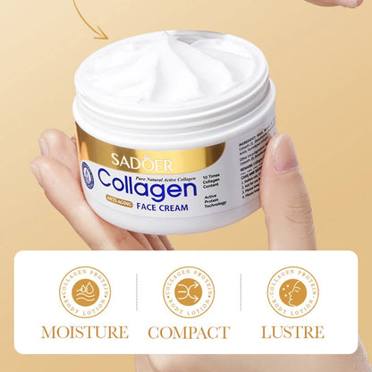 Collagen Firming Face Cream – Moisturizing & Hydrating Skincare Facial Cream for Beauty & Skin Care