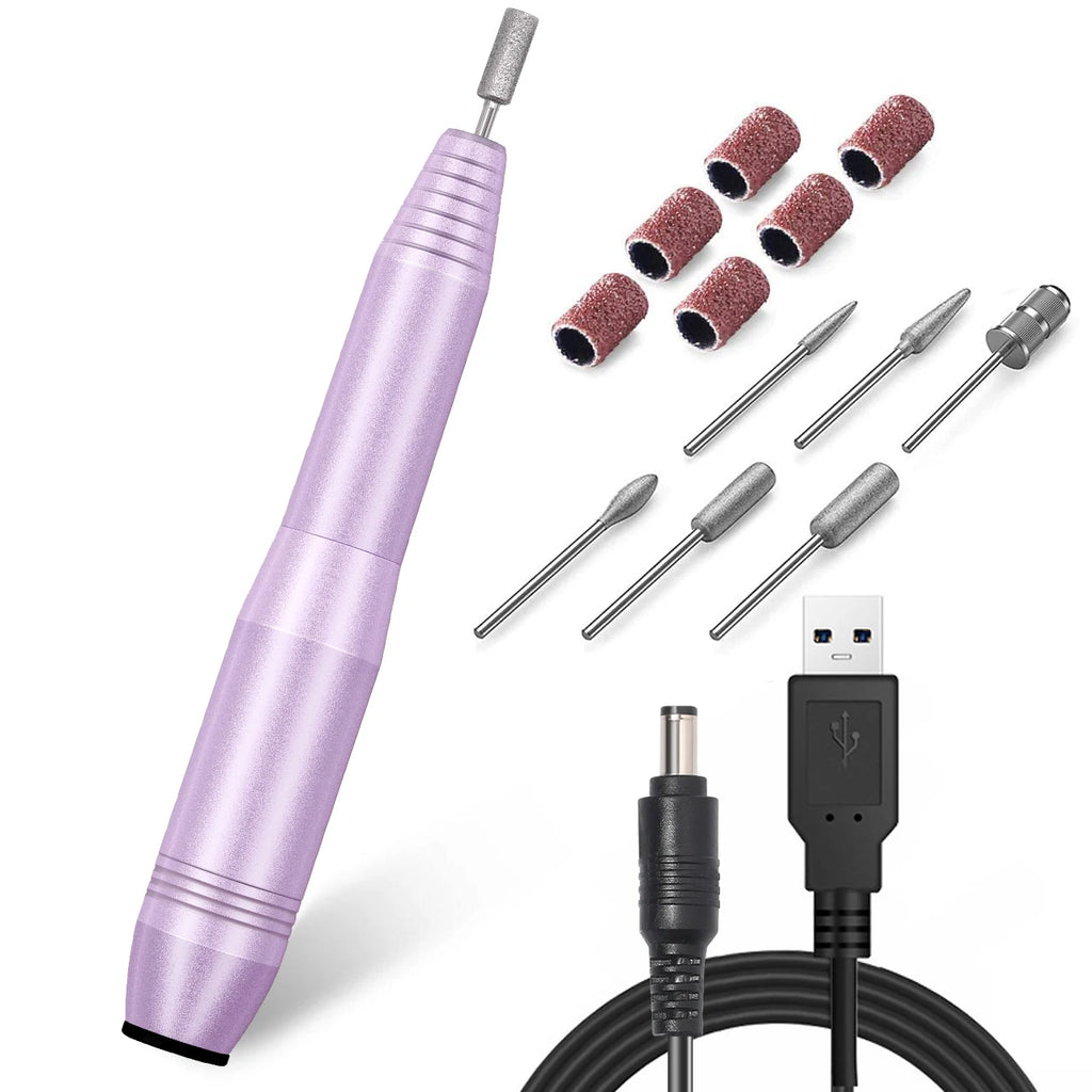 Portable Electric Nail Drill – Mini Nail File Machine for Acrylic & Gel Nails, Manicure & Pedicure Tool