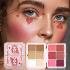 12-Color Concealer & Blush Brush Set – Blemish & Dark Circle Coverage