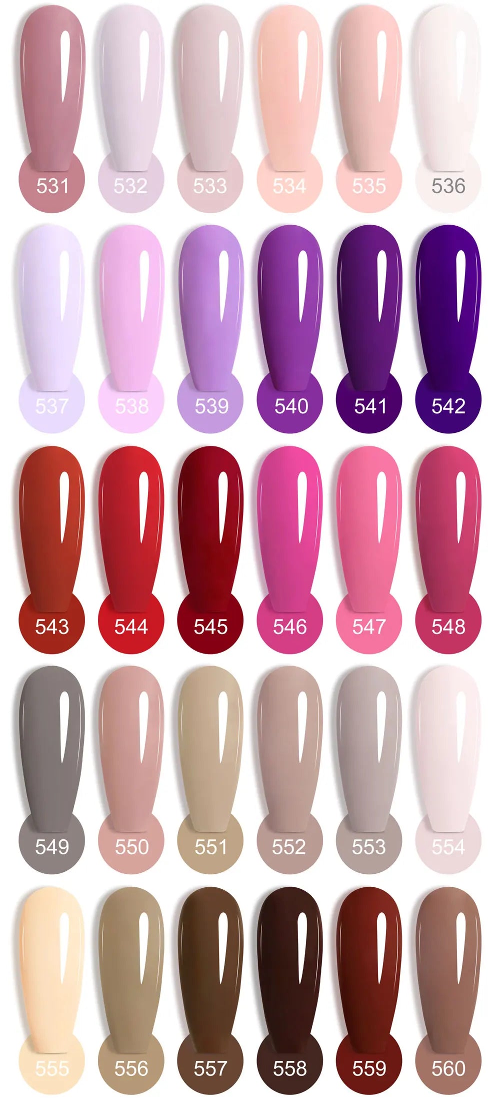 Neon Gel Nail Polish 7.5ml – UV/LED Soak Off Summer Colors