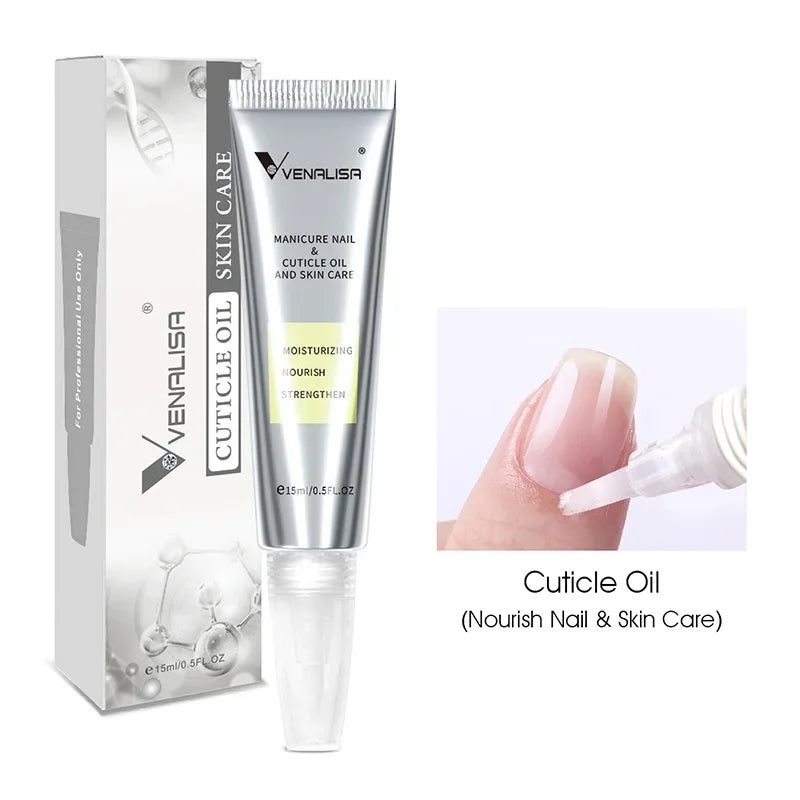 15ml Cuticle Oil Softener – 6 Flavors Natural Nail Nourish & Moisturize Care for Manicure