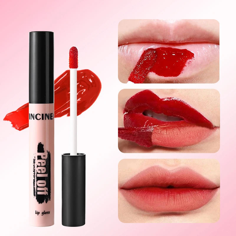 Peel-Off Matte Lip Tint – Long-Lasting Waterproof Lip Stain & Gloss