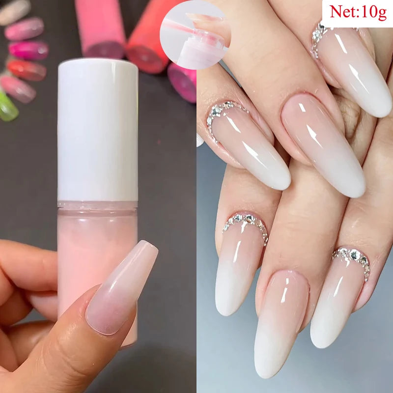 10g Gradient Pearl Nail Powder – Metallic Aurora Effect Glitter Dust for UV Gel Nail Art Decorations