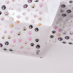 5D Jelly Cat Paw Nail Stickers – Pink Cartoon 3D Manicure Decals