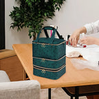 3-Layer Nail Polish Organizer Bag – Holds 84 Bottles