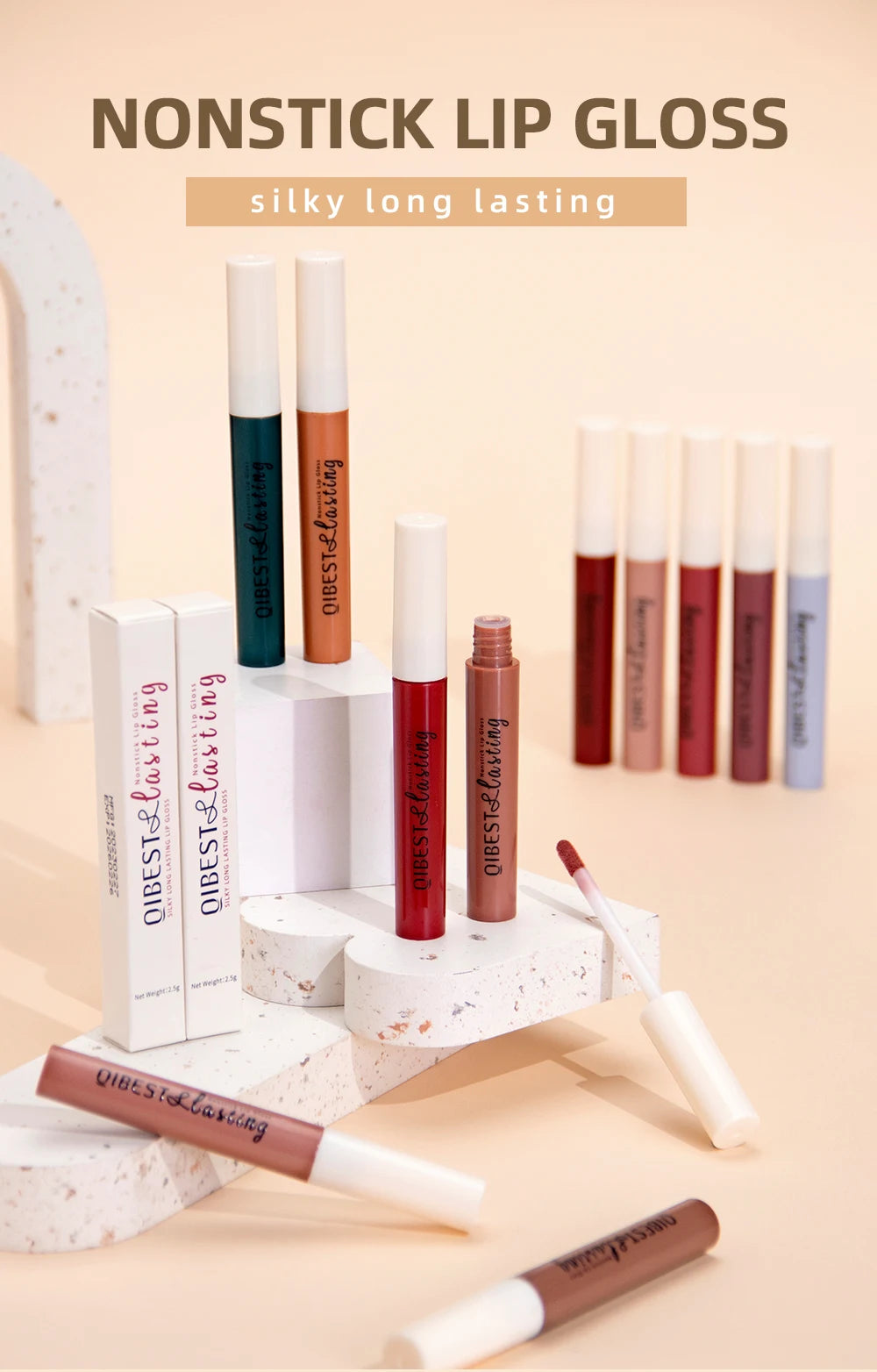 24 Colors Matte Liquid Lipstick Set – Long-Lasting, Waterproof, Non-Stick Velvet Lip Gloss
