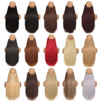 Fish Line Hair Extensions – Straight & Curly, 40/50/60cm, Daily Wear