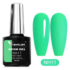 Neon Gel Nail Polish 7.5ml – UV/LED Soak Off Summer Colors