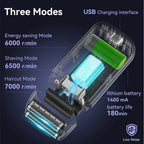 Rechargeable Electric Shaver for Men – Wet & Dry Beard Trimmer and Shaving Machine