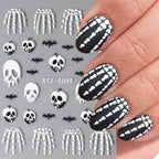 5D Crustacean & Insect Nail Art Stickers – Embossed Self-Adhesive Decals