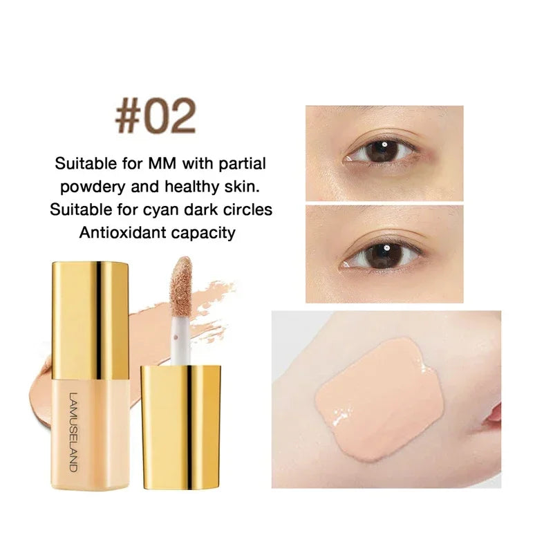 Waterproof Liquid Concealer & Foundation | Oil-Control, Brightening, Full Coverage