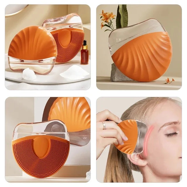 Silicone Facial Cleansing Brush – Deep Pore Exfoliating Skincare Tool