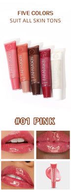 Pearl Mirror Liquid Lip Gloss – Glitter Shine, Moisturizing & Plumping Color