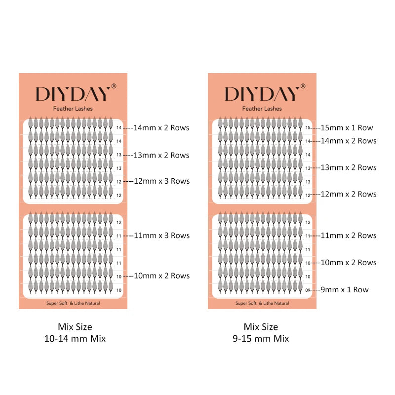 Anime Spire Individual Cashmere Eyelashes – Natural, Soft, Feathered Manga Lashes