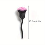 Black Rose Shaped Loose Powder Makeup Brush – Face & Nail Art Tool