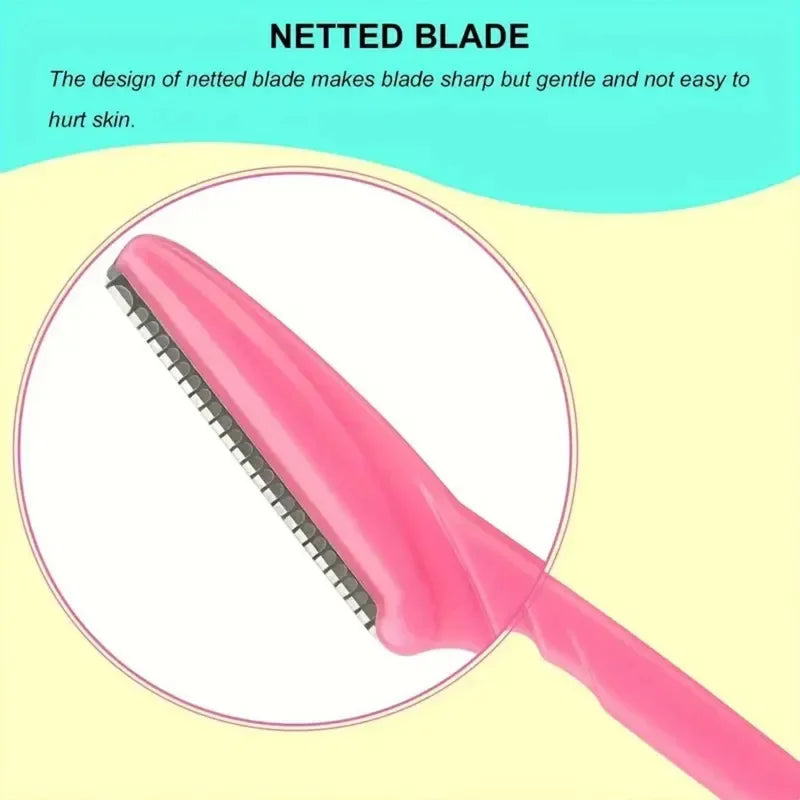 30pcs Eyebrow Razors for Women – Multipurpose Facial Razors & Dermaplaning Tools with Precision Safety Covers