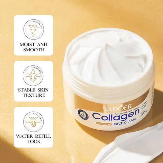 Collagen Firming Face Cream – Moisturizing & Hydrating Skincare Facial Cream for Beauty & Skin Care