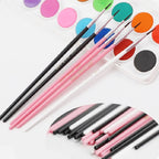 10pcs Paint Brushes Set YS001 – Thin Hook Line Nylon Brushes for Acrylic Painting & Art Supplies
