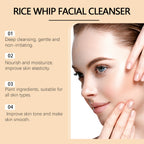 Rice Milk Cleansing Foam 120g – Gentle Hydrating Facial Wash with Rice Extract