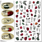 3D Floral & Butterfly Nail Art Stickers
