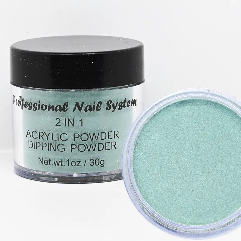 2-in-1 Acrylic & Dipping Powder – Nail Dust Pigment for French Dip, Glitter Manicure & Gel Polish, FAW53