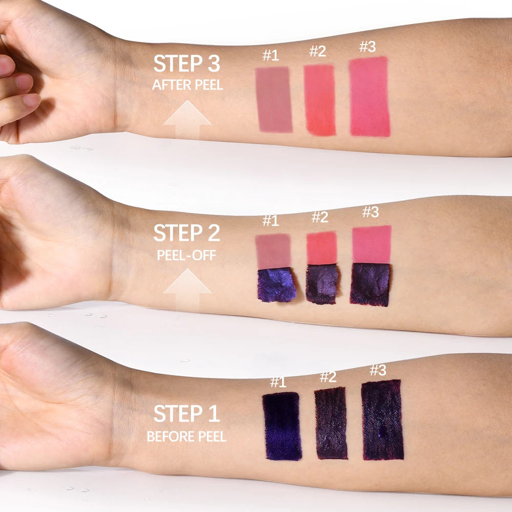 Peel-Off Matte Lip Stain – Long-Lasting & Water-Resistant