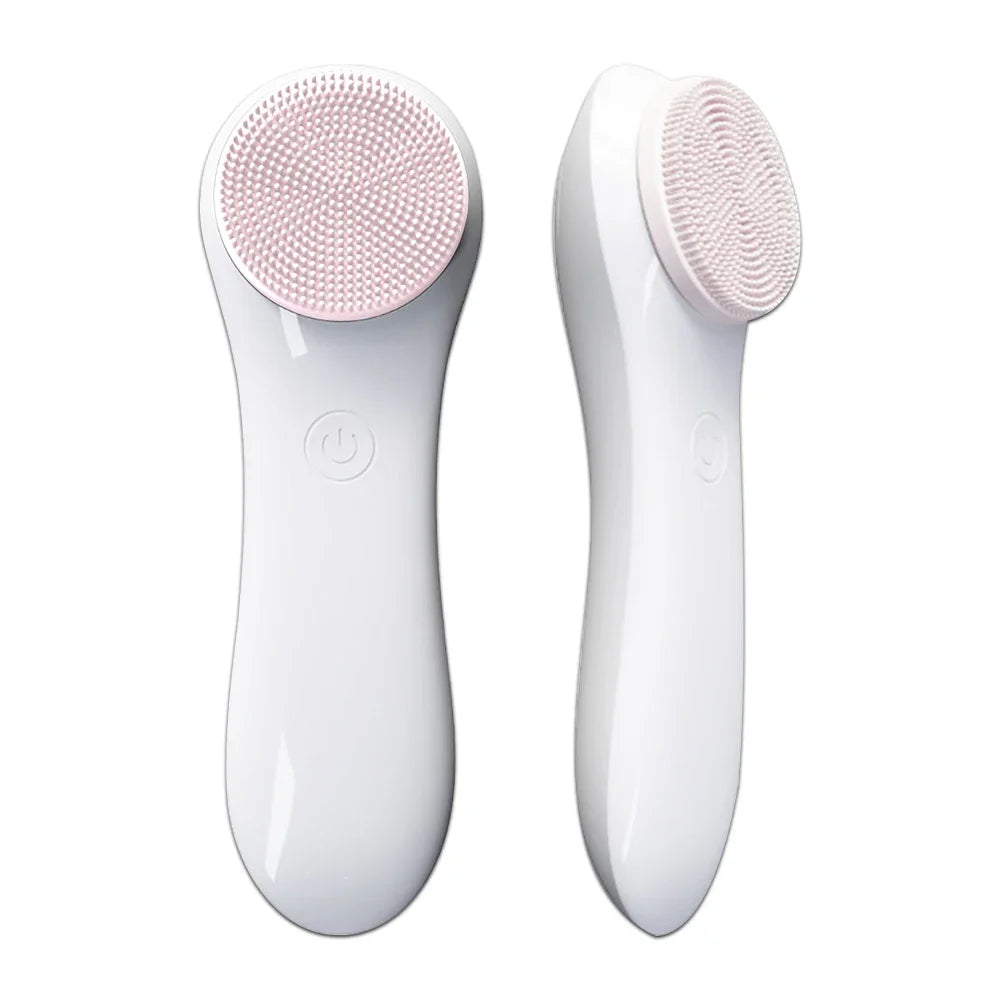 Waterproof Electric Facial Cleansing Brush – Silicone Face Scrubber for Deep Pore & Blackhead Cleaning