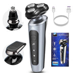 9D Electric Razor for Men – USB Rechargeable Full-Body Shaver & Beard Trimmer with Floating Head Technology