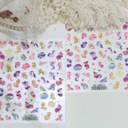 My Little Pony Nail Stickers – Anime Unicorn DIY Nail Decals