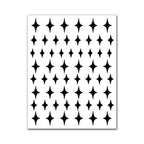 Creative Cute Hollow Nail Stickers Set - Airbrush Stencils Spray Templates for Nail Art - Heart Butterfly Bear Designs