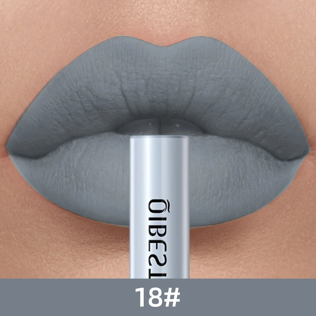 24 Colors Matte Liquid Lipstick Set – Long-Lasting, Waterproof, Non-Stick Velvet Lip Gloss