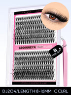 Fluffy Volume Faux Mink Eyelash Extension Kit – Mixed Tray