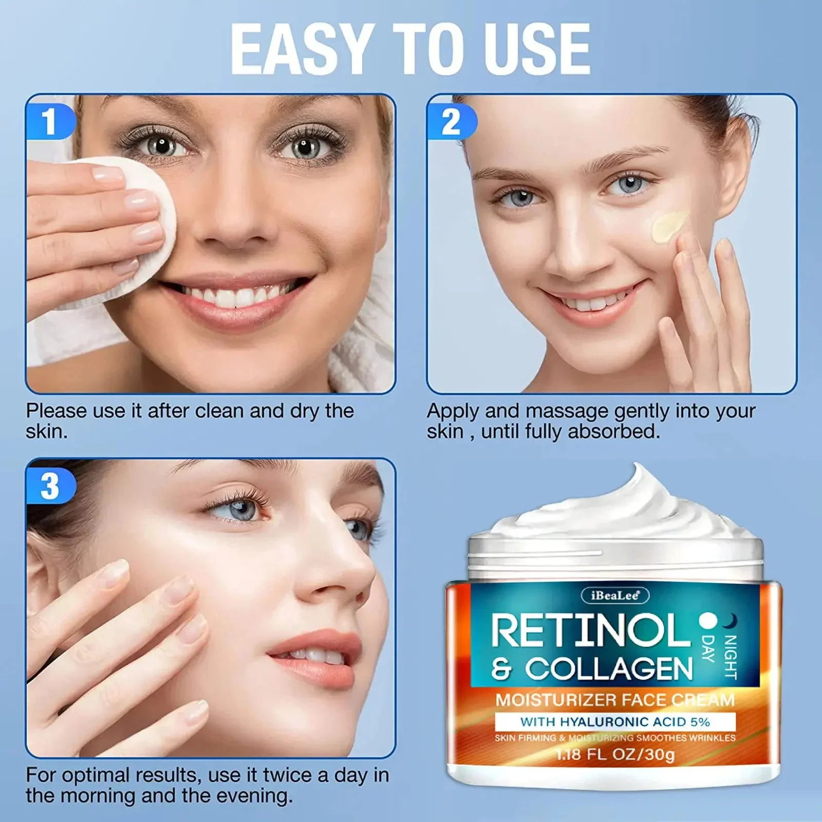 Advanced Anti-Aging Moisturizer | Fine Line Fading, Skin Firming & Brightening Skincare Therapy