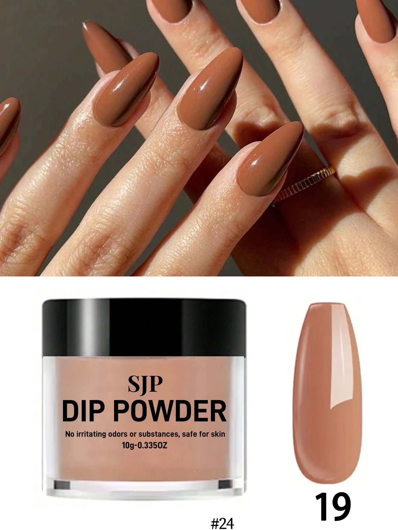 10g Nail Dip Powder for French Manicure – Long-Lasting Color Dip Powder for DIY Home & Salon Use, No Curing Needed