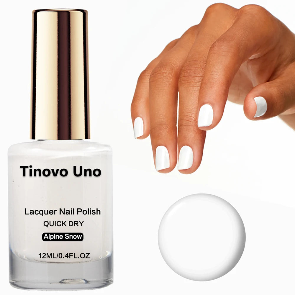 Black Nail Lacquer – Quick Dry, Long-Lasting Shine, 12ml