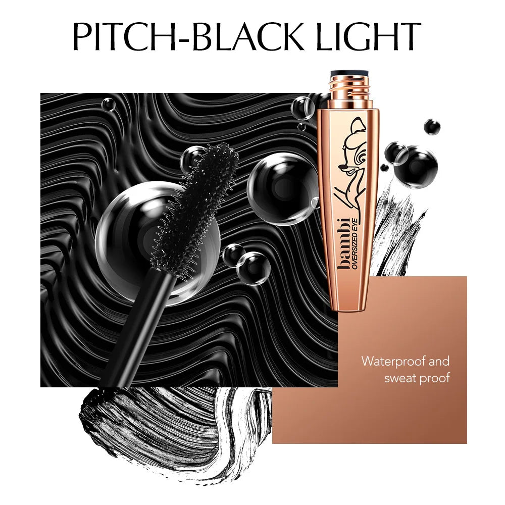 5D Black Silk Fiber Mascara – Thick, Long-Lasting Volume Eye Makeup
