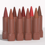 Matte Nude & Red Lip Liner Pencil – 9 Colors, Velvet Contour & Gradient Lipliner
