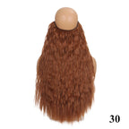 Fish Line Hair Extensions – Straight & Curly, 40/50/60cm, Daily Wear