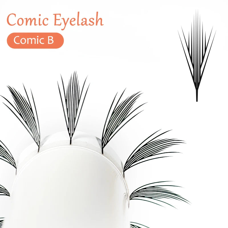 Anime Spire Individual Cashmere Eyelashes – Natural, Soft, Feathered Manga Lashes