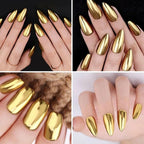 Gold Mirror Nail Polish – Quick Dry Metallic Lacquer