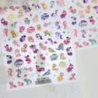 My Little Pony Nail Stickers – Anime Unicorn DIY Nail Decals