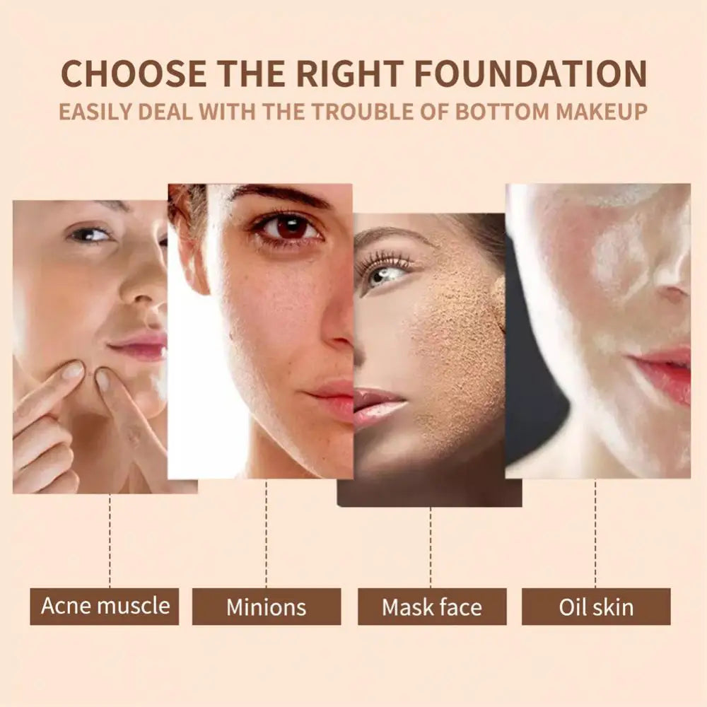 Mushroom Head Air Cushion CC Cream – Foundation, Concealer & Oil-Control Makeup